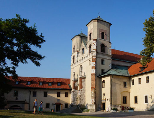 Bedectine monastery on the country tour in Tyniec village